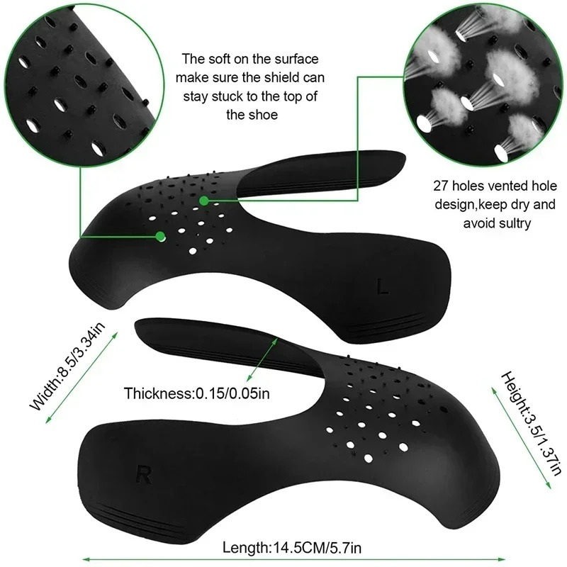 4 шт. Защитные вкладыши от зал – обзор и цена Crease Protector Toe