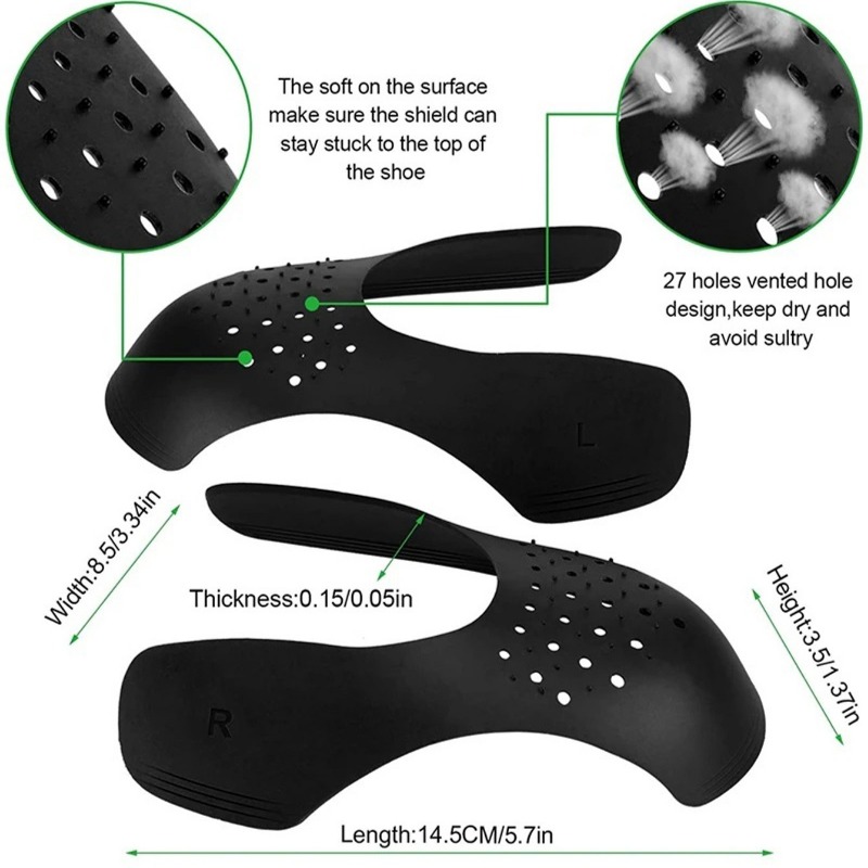 5 пар легких защитных вставок  – обзор и цена Crease Protector Toe