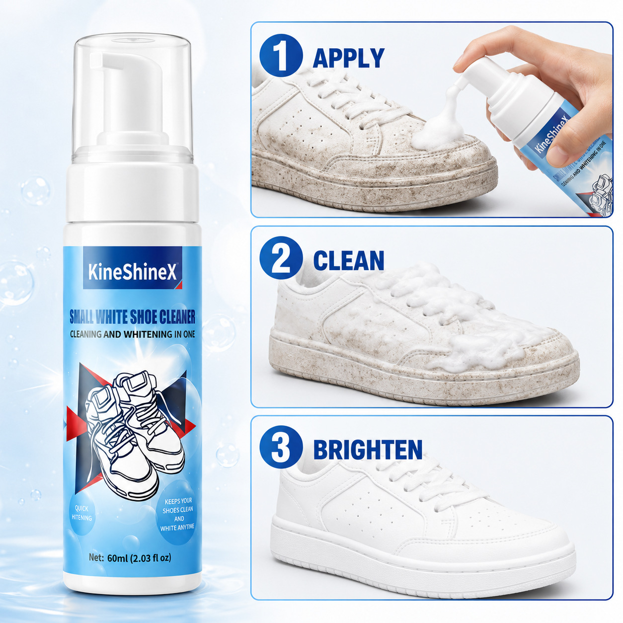 Набор для чистки обуви Gihen:  – обзор и цена Sneaker Care Kit