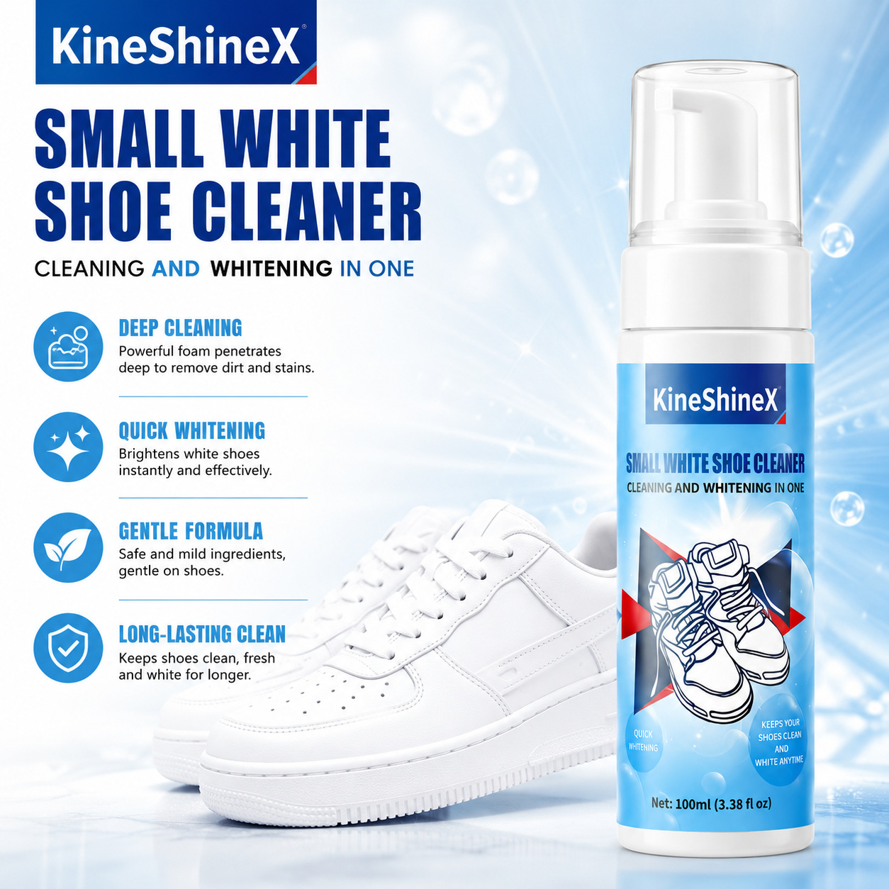 Набор для чистки обуви Gihen:  – обзор и цена Sneaker Care Kit
